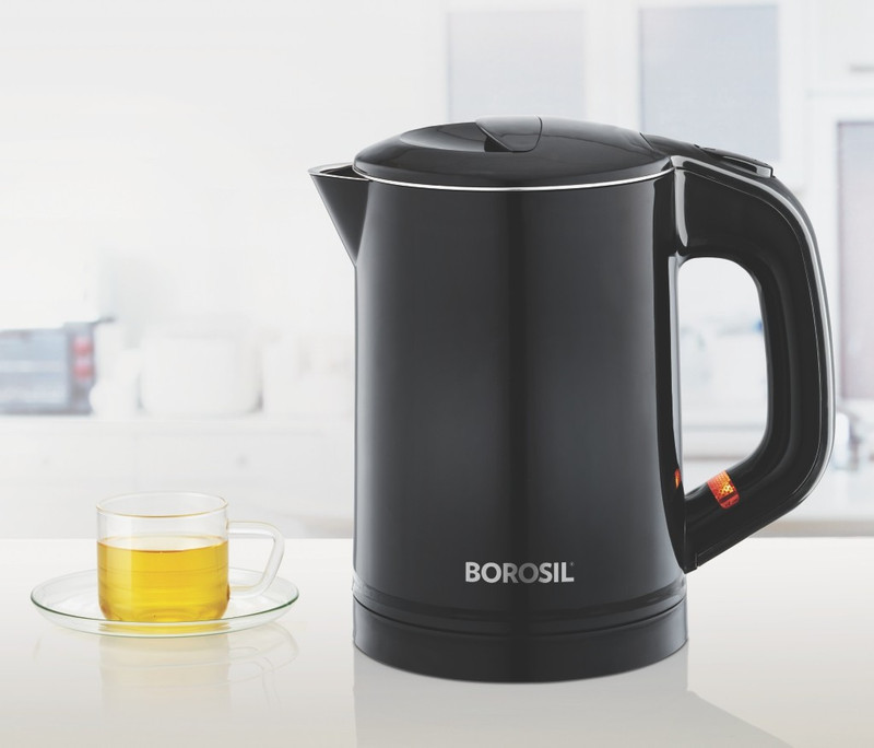 BOROSIL BKE06LSSB24 Electric Kettle(0.6 L, Black)