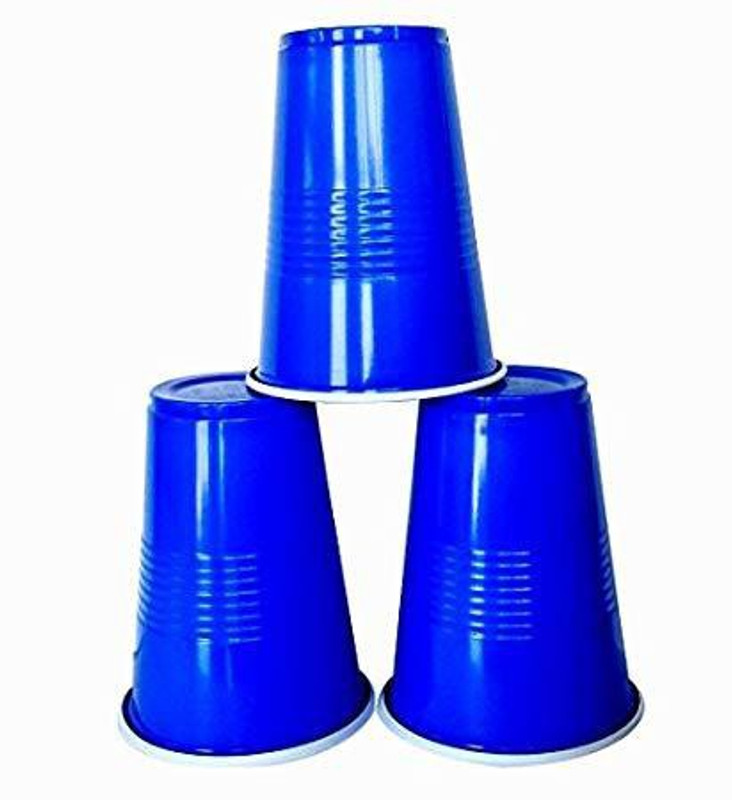 PRIYA PARTY DECORATION (Pack of 20) Beer Pong Red Glasses -20Ct Glass Set Beer Glass(450 ml, Paper, Red)