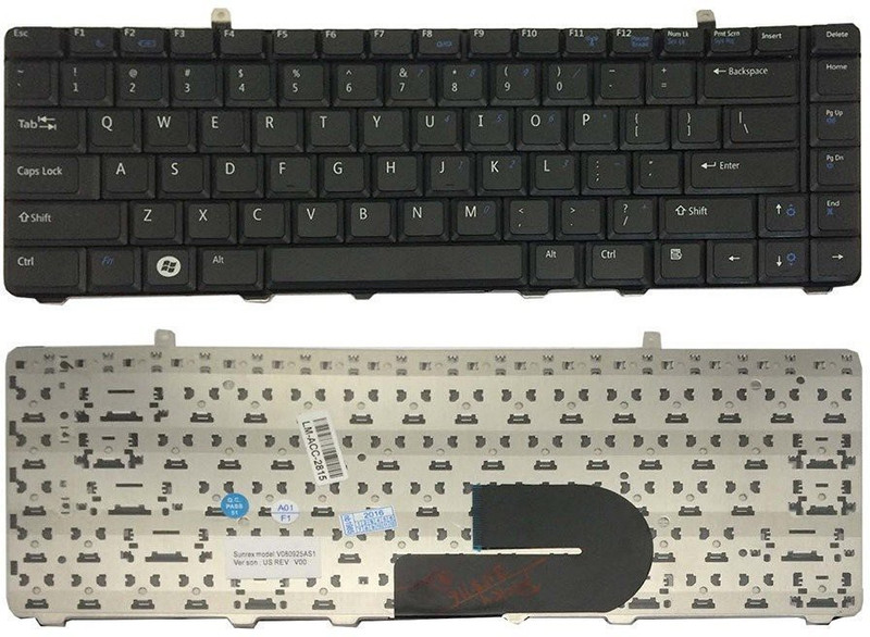 SellZone Laptop Keyboard For Dell Vostro 1014 1015 1088 A840 A860 Internal Laptop Keyboard (Black) Laptop Keyboard Replacement Key