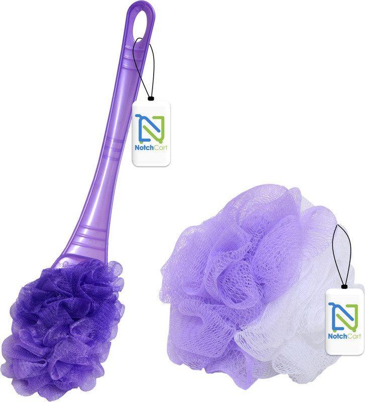 Notchcart Loofah(Pack of 2, Peach) Notchcart Loofah(Pack of 2, Peach)