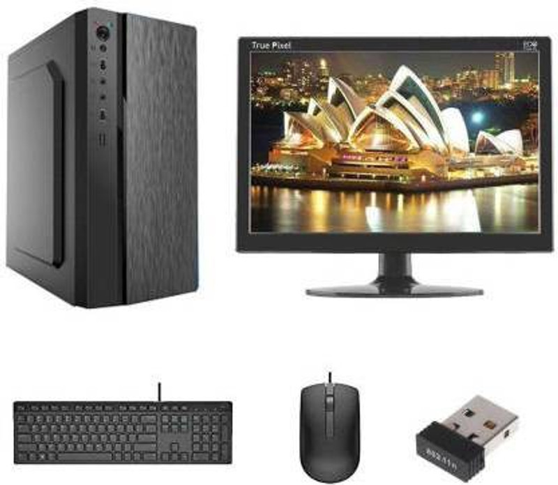 ENTWINO Intel Core 2 Duo (4 GB DDR2/500 GB/Free DOS/512 MB/15.4 Inch Screen/EntwinoAllInOneWithWifiCore2Duo)(Black)