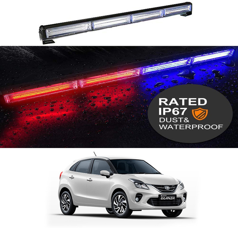AYW Car Police Light Flasher For Glanza (Universal) Car Fancy Lights(Multicolor)
