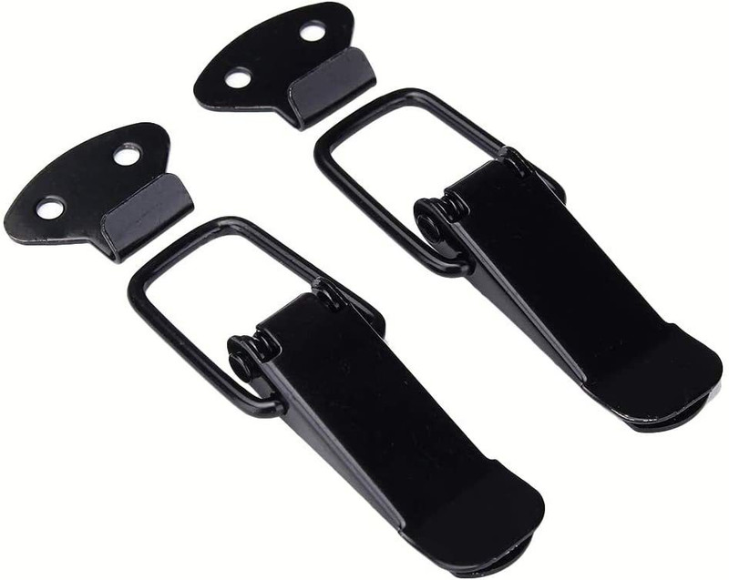 carempire Car Bumpers Trunk Fender Hatch Lids Release Fasteners Kit Hood Pin Lock Clasp Clip Locking Carabiner(Black)