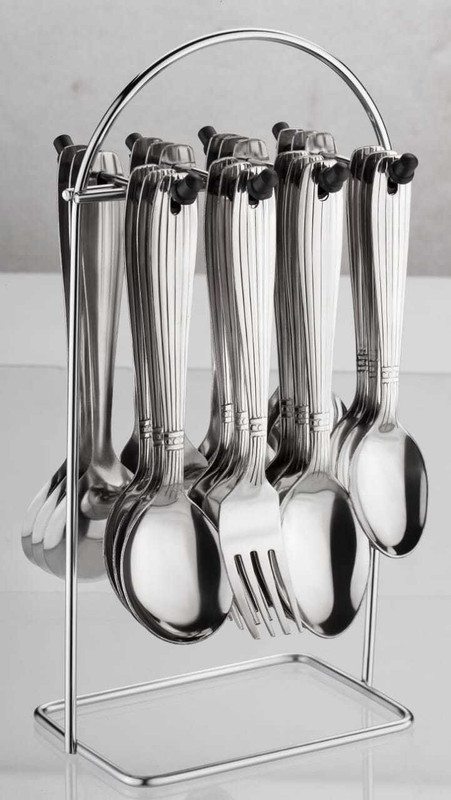 Finner Steel Cutlery Set(Pack of 25)