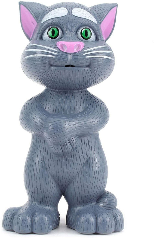 AS TRADERS Tom Cat Talking with Wonderful Voice Recording, Musical Toys_As-122(Grey)