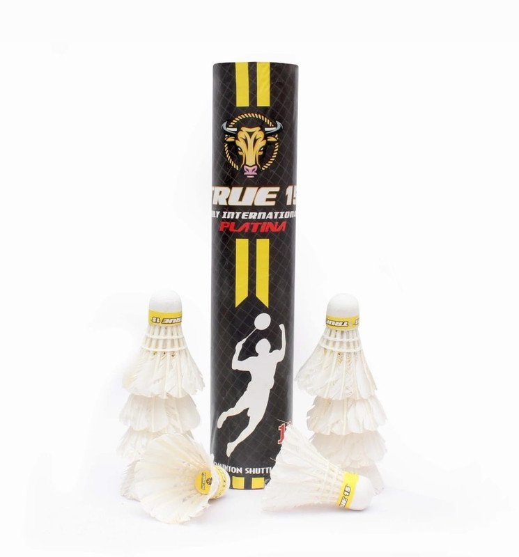 VALOURE SPORTS Feather Badminton Shuttlecock Pack of 10 Feather Shuttle - White(Medium, 77, Pack of 10)
