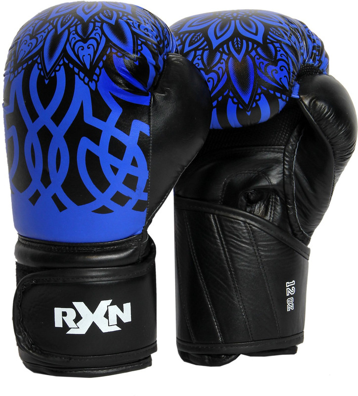 RXN Storm Boxing Gloves Boxing Gloves(Black/Blue)