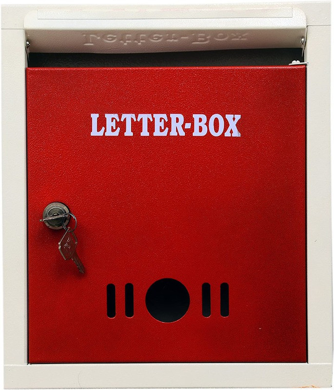 RAJ RAJESHWARI Wall Mounted Mailbox(RED)