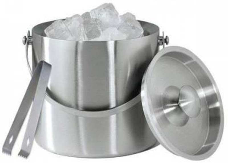 Goodsly 1.5 L Steel GS-002-Ice Bucket Ice Bucket(Silver)