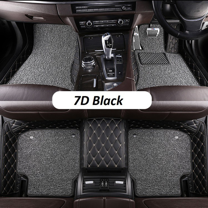 Euro Care Leatherite 7D Mat For  Renault Duster(Black)