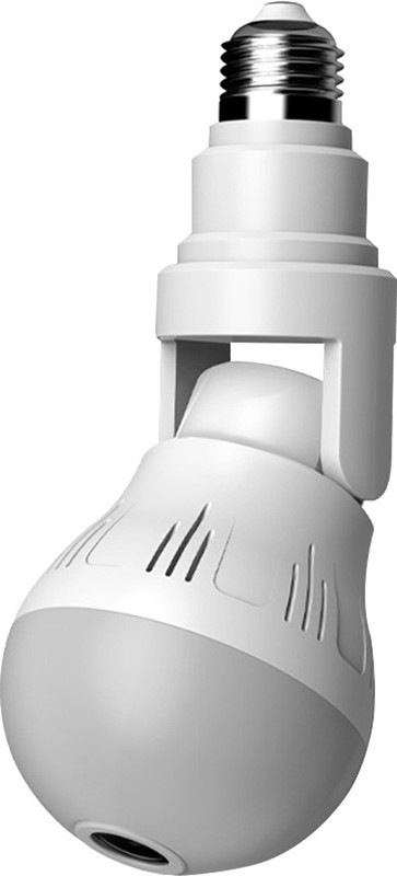 Bzrqx CCTV Camera Wifi Led Bulb Camera 1080P 360 Degree Fisheye Panoramic Security Camera(1 Channel)