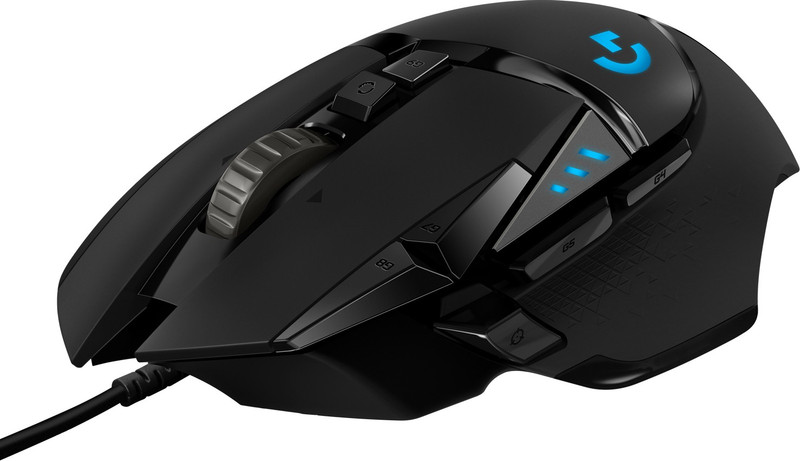 Logitech G102 Wired Ambidextrous Optical Gaming Mouse Light Sync / Adj DPI Upto 8000, 6 Programmable Buttons, RGB(USB 2.0, Black)