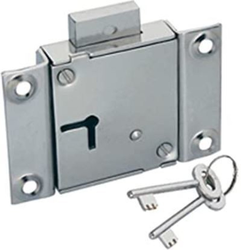 Godrej Locks Silver Plated Chrome Door levers(Silver)