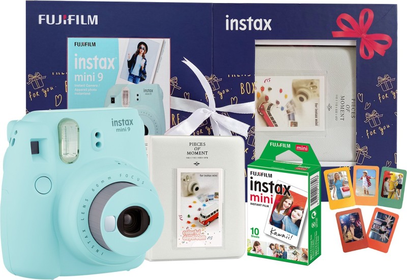 FUJIFILM Instax Treasure Box Mini 9 Instant Camera(Blue)