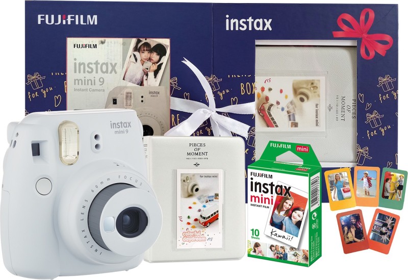 FUJIFILM Instax Treasure Box Mini 9 Instant Camera(White)