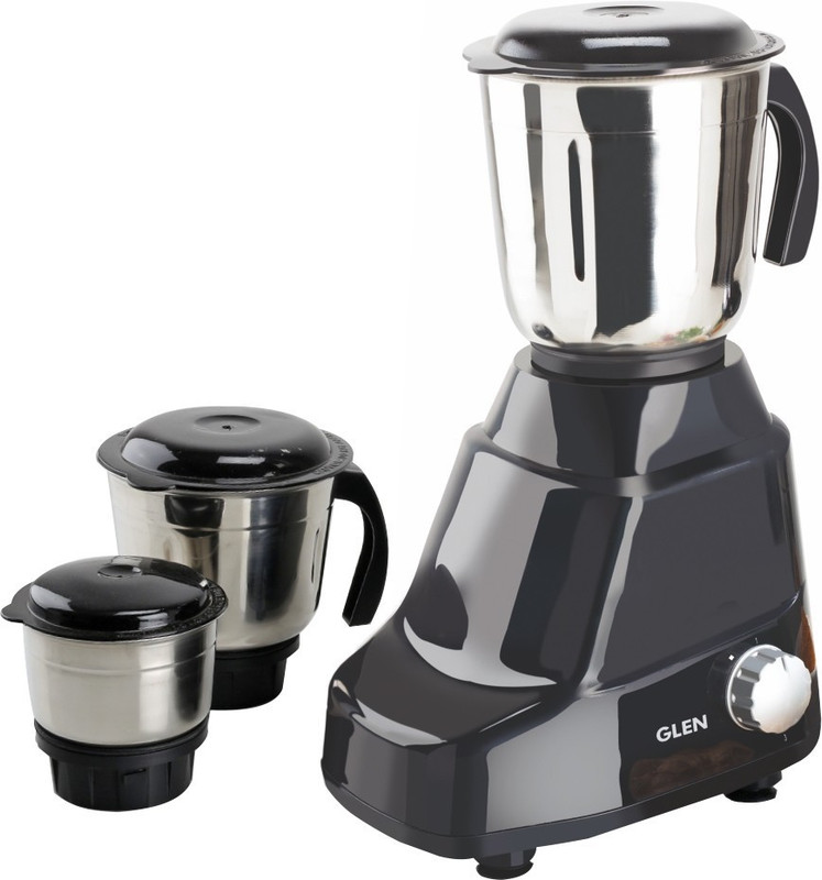 Glen Mixer Grinder Juicer 500 W Mixer Grinder(SA 4020 Black with 3 Jars 1.5 liters | 3 Jars | Black)