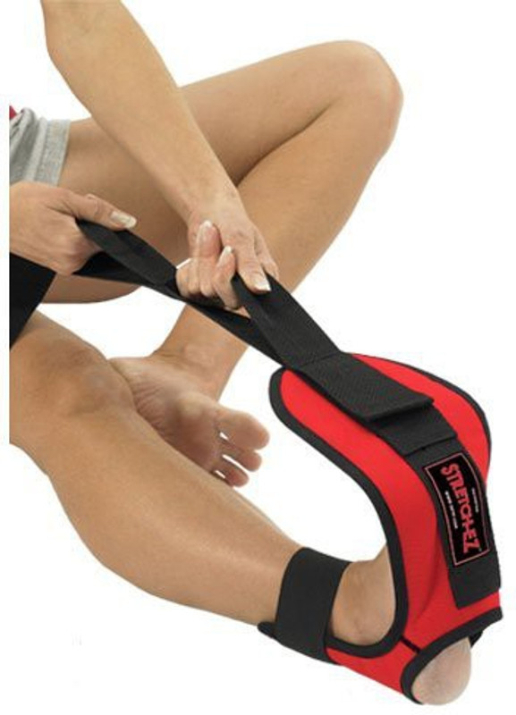 Fitcozi Black Polyester Yoga Strap(Red, Black)
