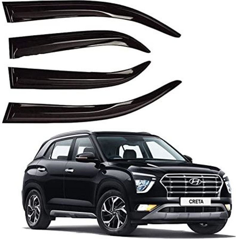 Under Auto For Front, Rear Wind Deflector(Hyundai Creta)