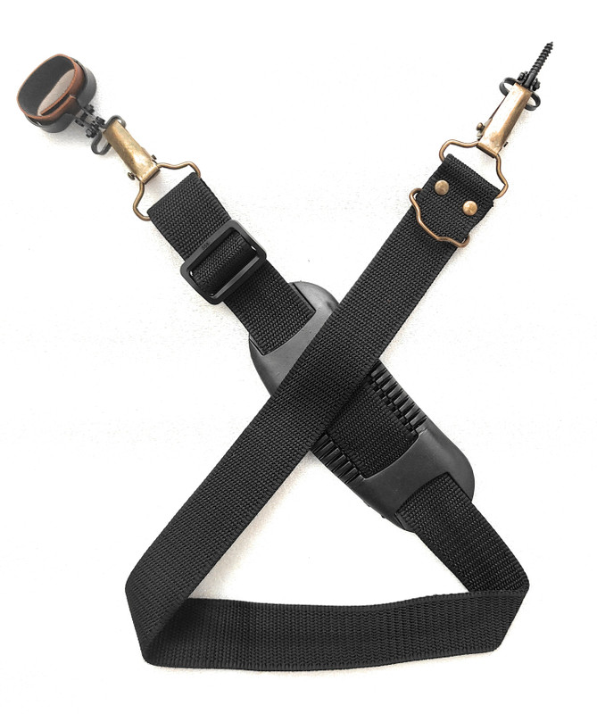 START NOW Double Barrel Belt (Clamp Gripped) Strap(Jet Black)
