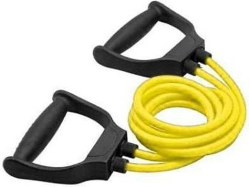 Adrenex Pull Rope Elastic Resistance Bands Fitness Rope Rubber Bands (YELLOW, Black) Resistance Tube(Yellow)