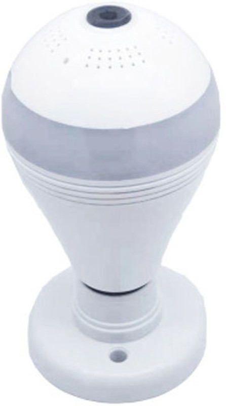 SIOVS CCTV Full HD IP Surveillance 360 Degree Security Led Light Shaped Panoramic Bulb Camera Spy Camera(1 Channel)