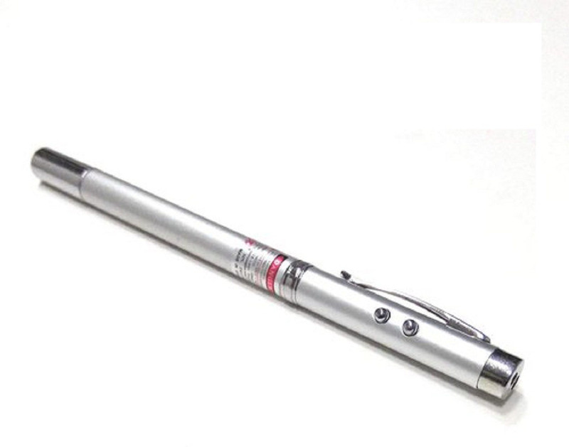 Stufftuff Magnetic Ferule Antenna Ball Pen Laser Light Money Detector UV (Pack of 2)(650 nm, Red)