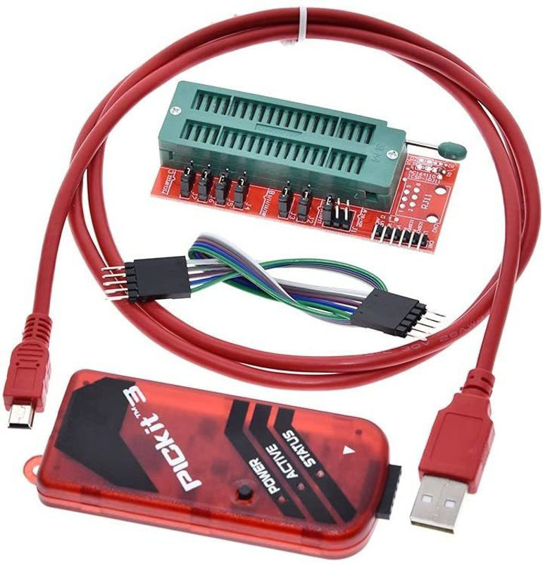 DHRUV-PRO PICKIT3 Programmer + PIC ICD2 PICKit 2 PICKIT 3 Programming Adapter Universal Programmer Seat Electronic Components Electronic Hobby Kit