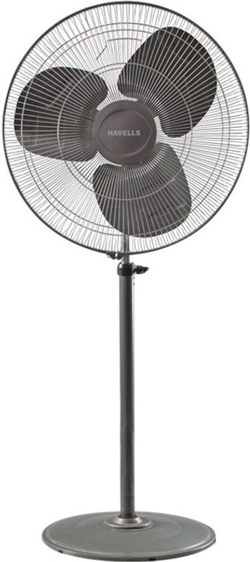 HAVELLS Windstorm Pro with 2 Year Warranty 500 mm Pedestal Fan(Charcoal Grey | Pack of 1)