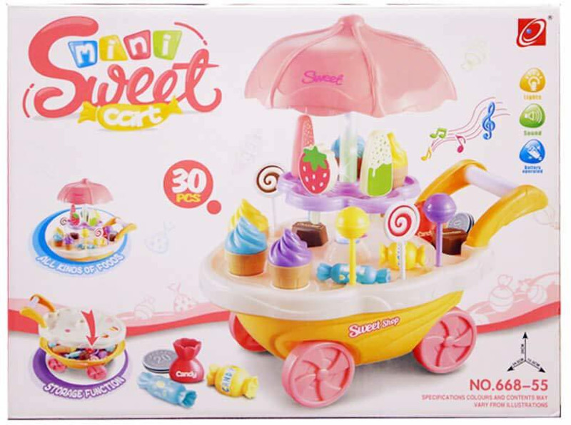 ARNIYAVALA Mini Sweet Luxury Candy Cart Toys for Kids ( Multicolour )