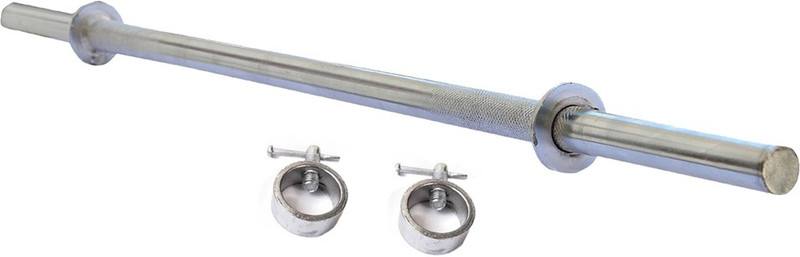 Proactive FITNESS 3ft STRAIGHT ROD for Biceps & Triceps Exercises (Best for Home Use) Weight Lifting Bar(Silver)