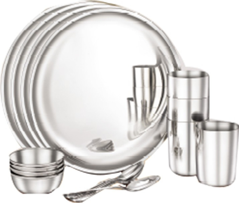 Judge by TTK Prestige Pack of 16 Stainless Steel Jge Dinner Set(Silver)