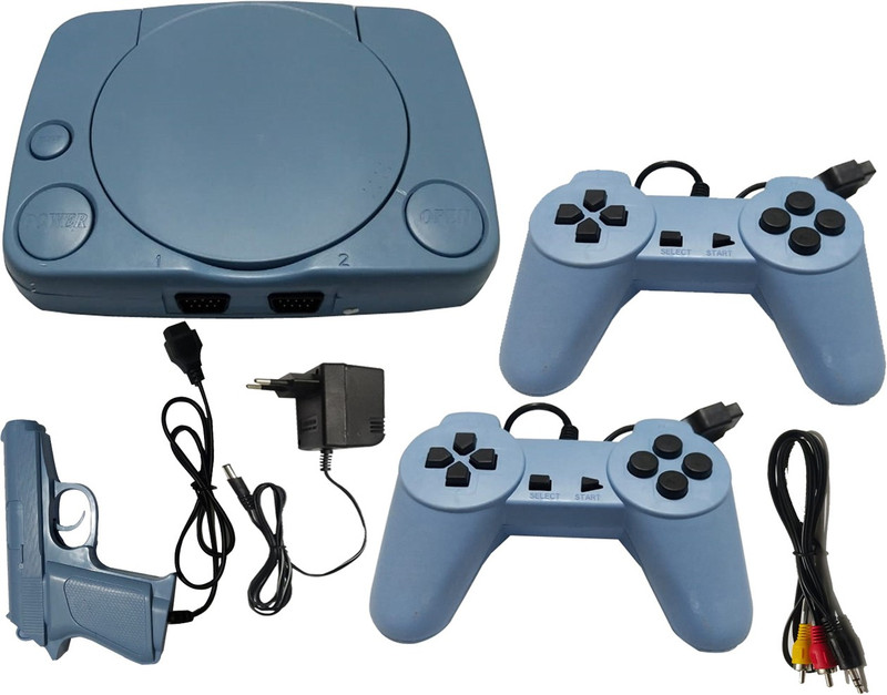 KAIKO N9870 8 Bit Trendy Tv Video Gaming Console Box With Inbuilt Games with Contra, Super Mario Bros And Many More(PEWTER BLUE)