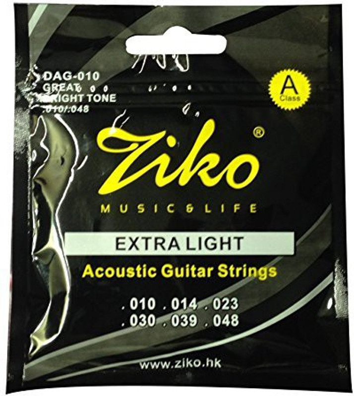 Ziko Acoustic DAG 10 Guitar String(6 Strings)