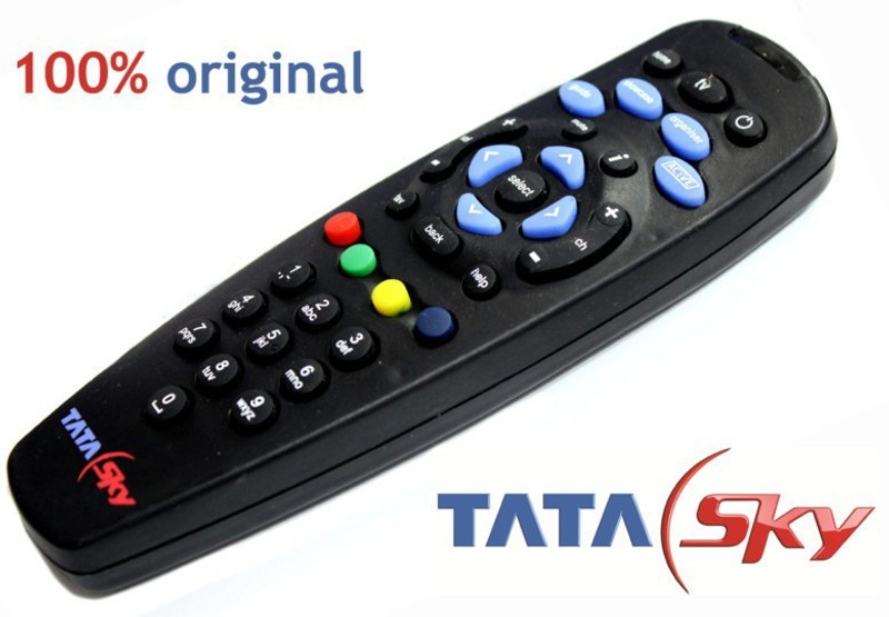 Newdort Tata Sky 1 Tata Skye Remote Controller(Black)