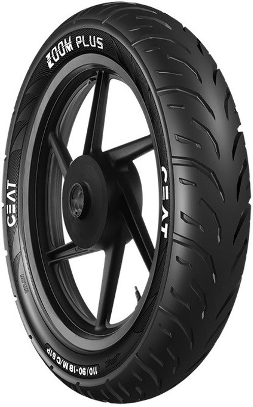 CEAT Zoom Plus TT 61P 110/90-18 Rear Two Wheeler Tyre(Street, Tube)