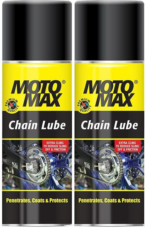 Motomax Chain Lube to prevent breakage in Bikes & Cars (Pack of 2) Chain Oil(200 ml, Pack of 2)