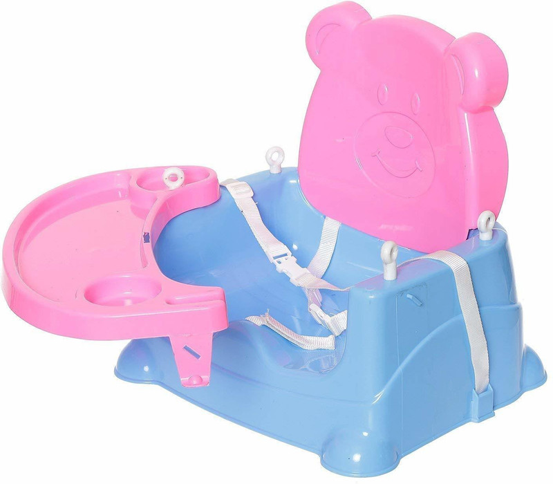 baby tone 6-in-1 Multipurpose Booster Seat Swing Kids Feeding HighChair Bouncer (Multicolo Bouncer(Multicolor)
