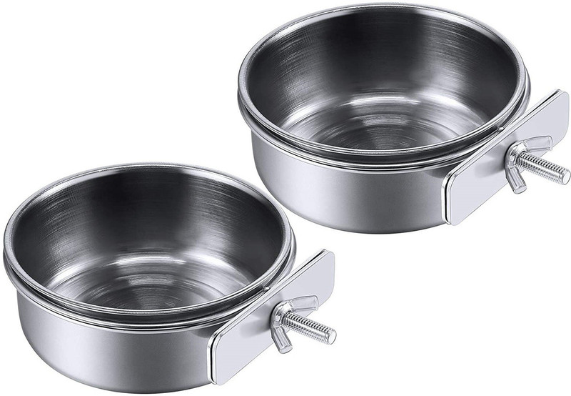 THE DDS STORE ROUND Steel Pet Bowl(200 ml Steel)