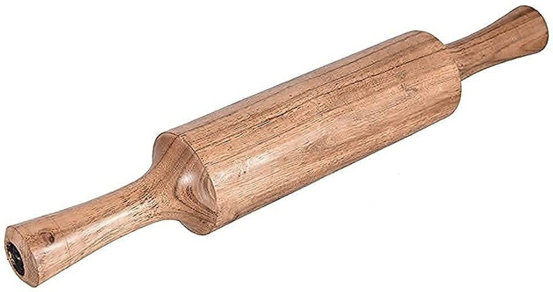 RJ kitchenware Store 2021 Rolling Pin(Brown, Pack of 1)