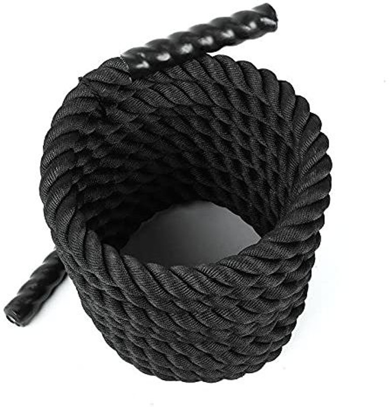 Firefly Gym Battling Rope for Women 30 feet Thick Men Strength Training Crossfit Unisex Battle Rope(Length: 30 ft, Weight: 4 kg, Thickness: 1 inch)