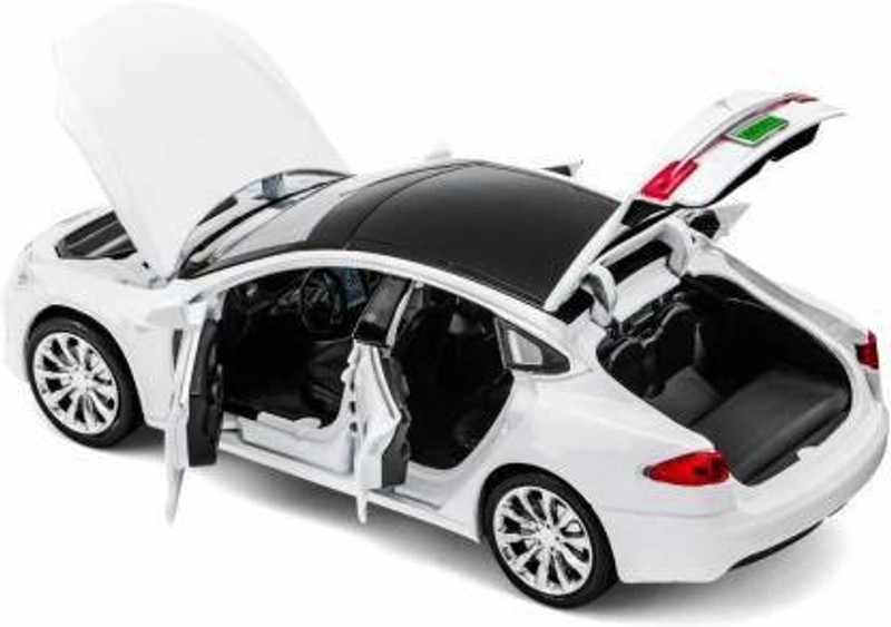 deoxy Premium die Alloy Tesla Model Alloy Sports Car Die cast Model Sound and Light Pull Back Cars Toys,New Edition (Best for Gift) (Multicolor, Pack of: 1)(Multicolor, Pack of: 1)