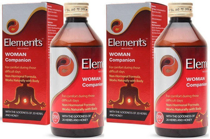 Elements WELLNESS Woman Companion (Combo of 2 Each 200 ml - Liquid)(Pack of 2, 400 ml)