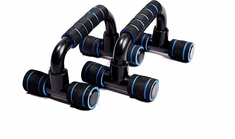 Fitnesstricks H-Shape Push Up Bar Stands Handle with Cushioned Foam Grip Push-up Bar