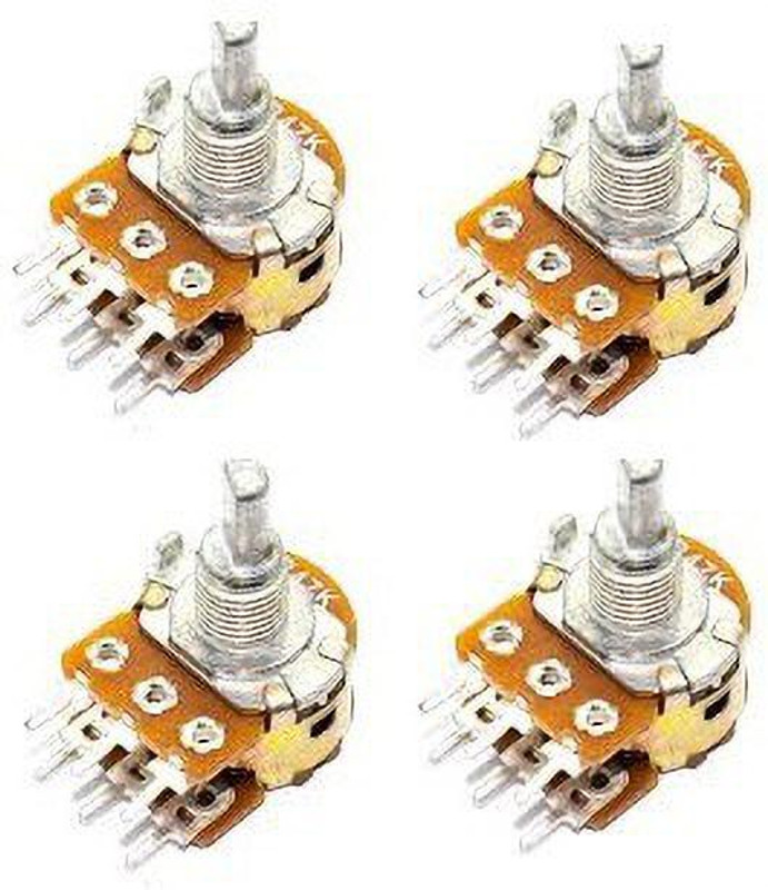 geeta enterprises pack of 4 47K ohm A47k,B47k dual potentiometer Electronic Components Electronic Hobby Kit