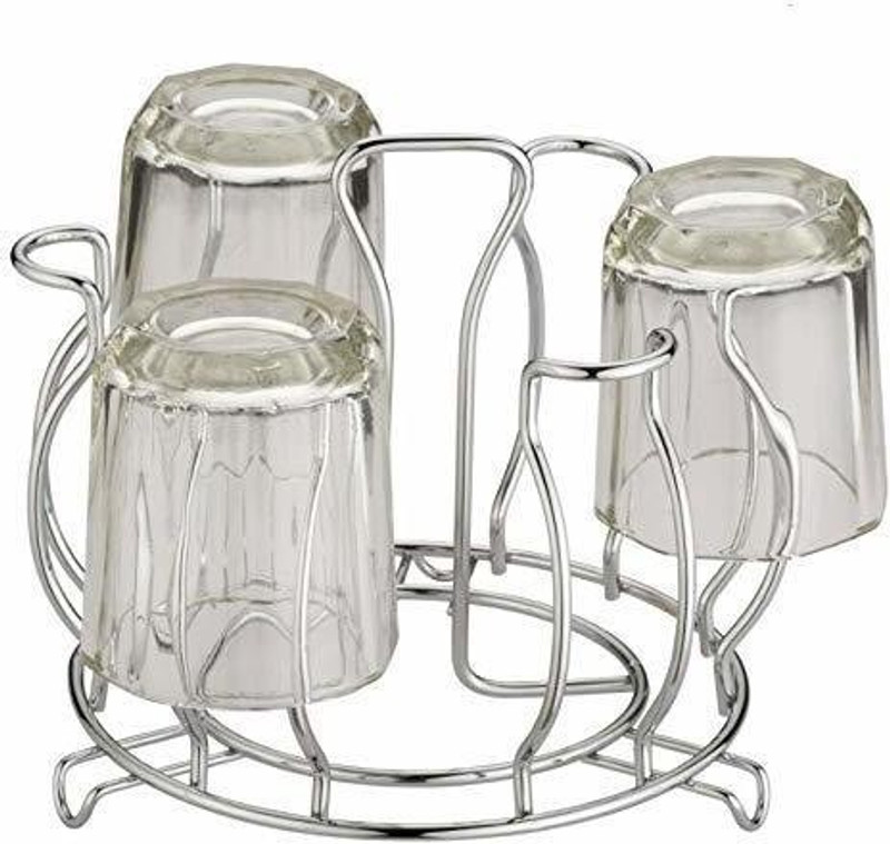 Vinayak SKI1001 LOTUS GLASS STAND Stainless Steel Glass Holder