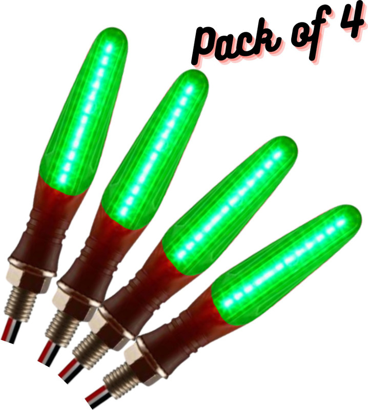 Everythiing Front, Side LED Indicator Light for Universal For Bike Universal For Bike(Green)