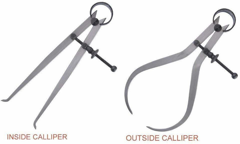 AASONS AASONS Spring Caliper - Inside/Outside - 6 Inch Set Spring Caliper - Inside/Outside - 6 Inch Set Outside Caliper(150 mm)