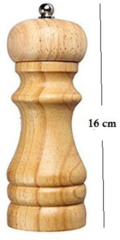 Vijay Wooden Traditional Pepper Mill(Beige, Pack of 1)