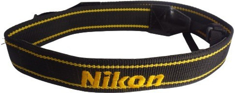 Digiom DSLR Camera Belt/Strap 1.5 INCH for Nikon DSLR amera Strap Shoulder Belt Strap(Black, Yellow)