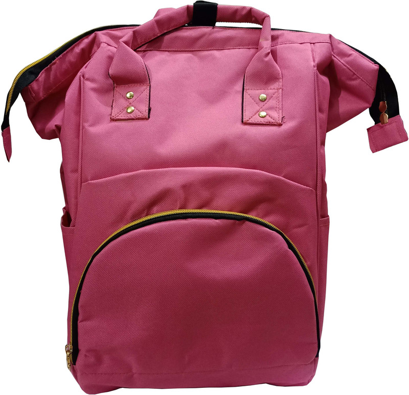 Baby Hashtag All In One Diaper Bags for Mom Travel Basic Edition Diaper Bag (Pink) Diaper Bag Backpack Diaper Bag (Pink) Backpack Diaper Bag(Pink)